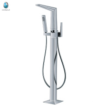 Hardware manufacturer waterfall bathtub faucet floor standing tub filler